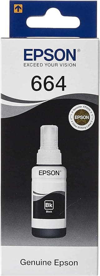 Detalle de Epson T6641 - Cartucho de tinta negro para Epson L100-L355🖨