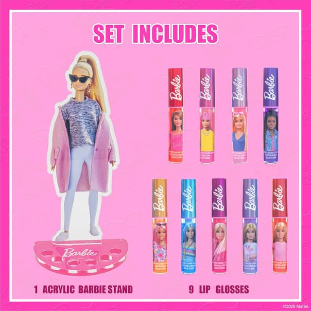 Detalle 2 de Townley Barbie Lipgloss Set 11-teilig