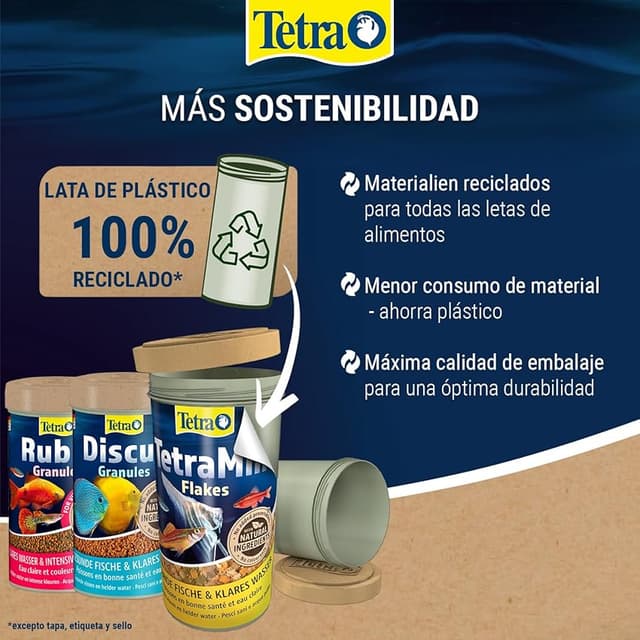 Thumbnail 6 de Tetra Wafer Mix 250 ml — alimento para peces de fondo 🐟