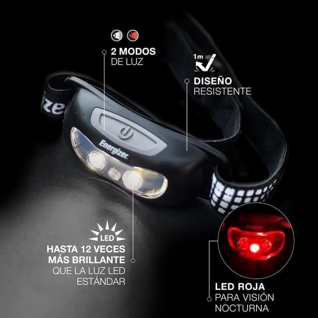 Detalle 2 de Energizer Linterna Frontal Universal Plus 100 lm