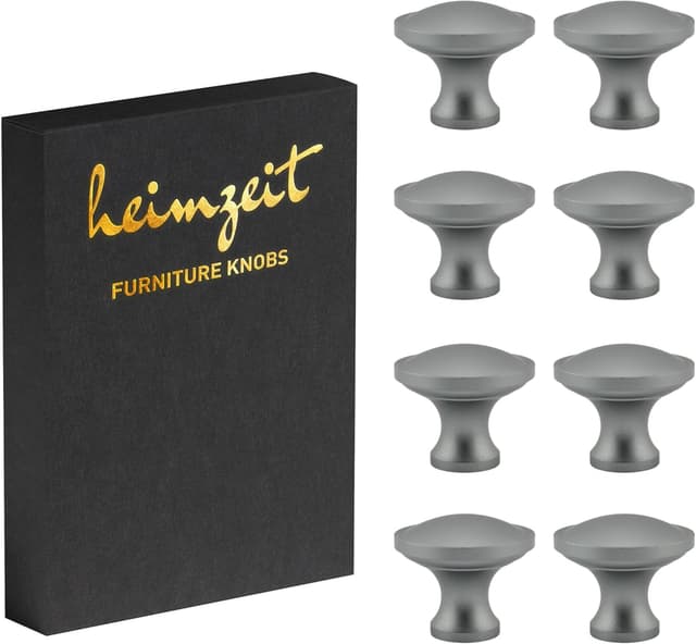 Detalle de heimzeit Pomelli Armadio Nova in alluminio (8 pezzi, grande rotondo) grigio