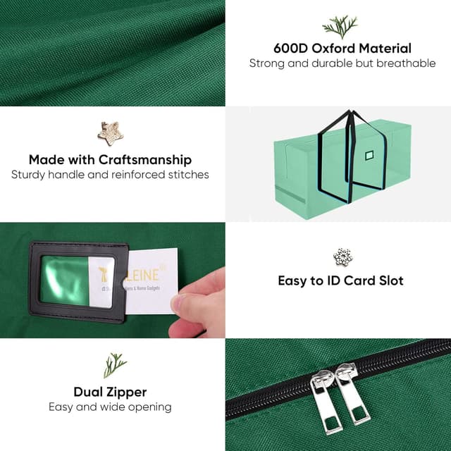 Thumbnail 2 de BALEINE 7.5 ft Christmas Tree Storage Bag 🎄