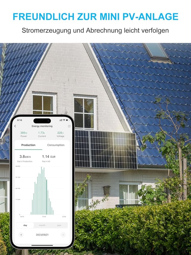 Detalle 2 de EIGHTREE Smart WLAN Steckdose mit Strommessung