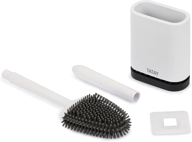 Detalle 1 de Tatay Escobilla WC Silicona TPE Fijación Quick Fix