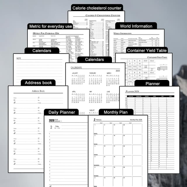 Detalle 1 de Goldaypln Agenda 2026 A5 Página por Día