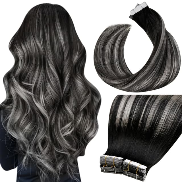 Detalle de LaaVoo Invisible Tape-in Extensions 35 cm