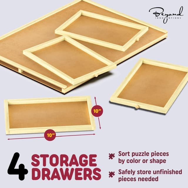 Thumbnail 4 de 1000 Piece Rotating Puzzle Board 30" x 22" 🧩