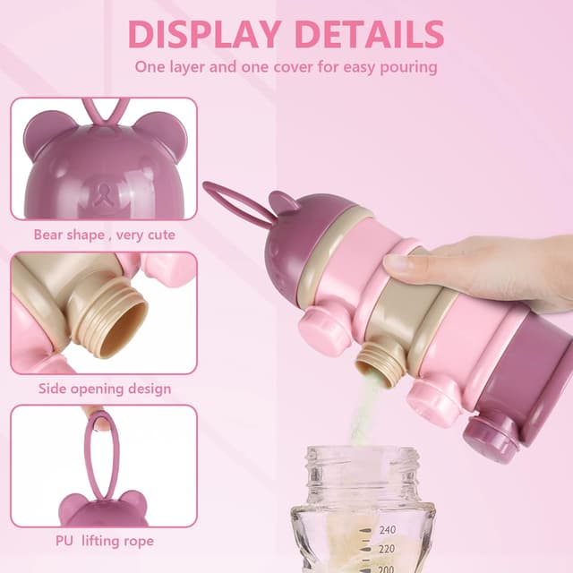 Detalle de Vicloon dispenser latte in polvere 4 scomparti