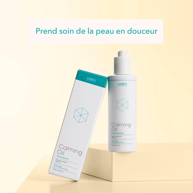 Detalle 2 de Colibri Skincare CALMING OIL CLEANSER 200 ml : nettoyant apaisant à base d’huile