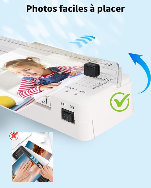 Thumbnail 4 de Plastifieuse A4 Chauffage Rapide 360 mm/min