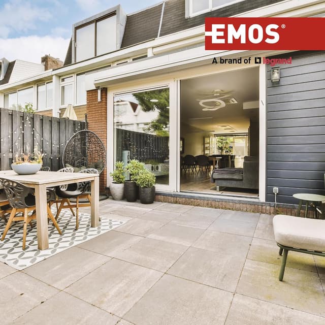 Detalle 2 de Prise murale EMOS A1396 Schuko IP44 ⚡