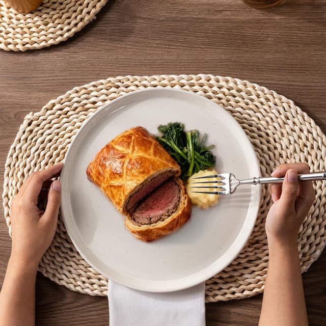 Detalle 2 de AmorArc 24-Piece Ceramic Dinnerware Set for 6 with Handpainted Pasta Bowls