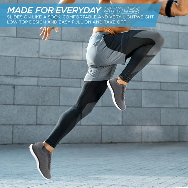 Detalle 2 de Get Fit Men’s Mesh Running Trainers for Walking, Gym and Sport