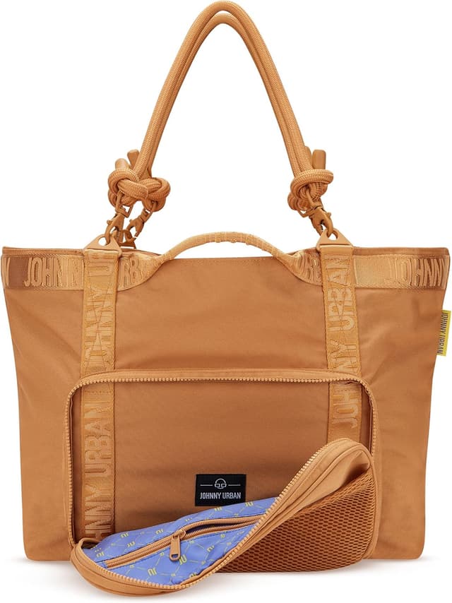 Detalle 1 de Johnny Urban Cassie Borsa da viaggio donna marrone (borsone pieghevole) impermeabilizzata