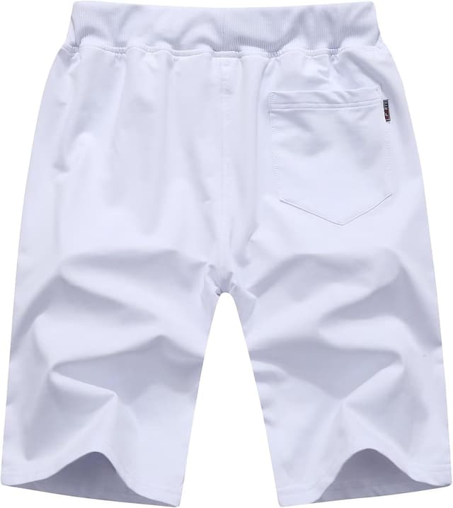 Thumbnail 2 de QPNGRP Men's Casual Drawstring Shorts with Zipper Pockets and Elastic Waist