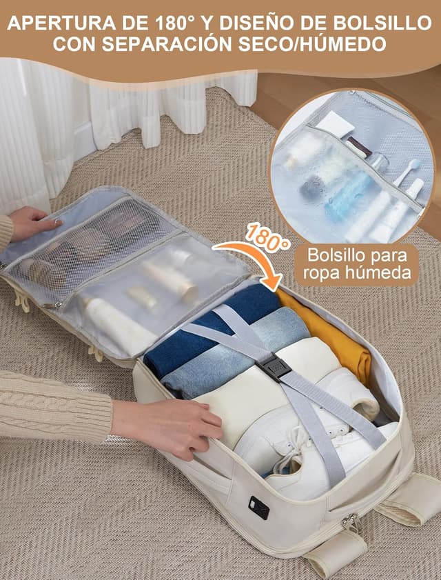 Thumbnail 5 de YOKGO Mochila Viaje Cabina 40x30x20 Expandible