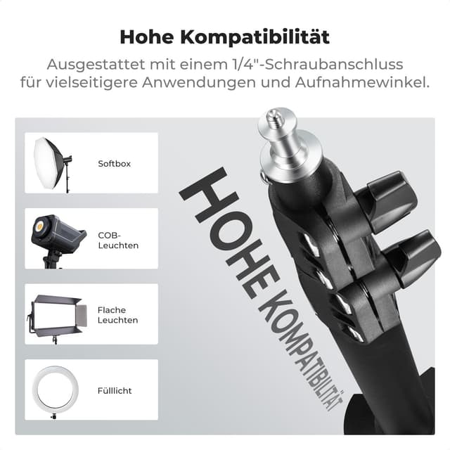 Detalle 2 de K&F CONCEPT Lichtstativ 280 cm