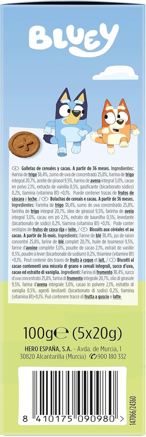 Thumbnail 2 de Hero Solo Galletas Bluey 100g x6 🍪