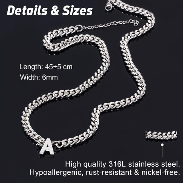 Detalle de HAYOUWAY Kette Herren 6 mm