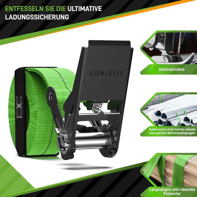 Thumbnail 1 de Hardtwerk® Spanngurte mit Ratsche 6 m