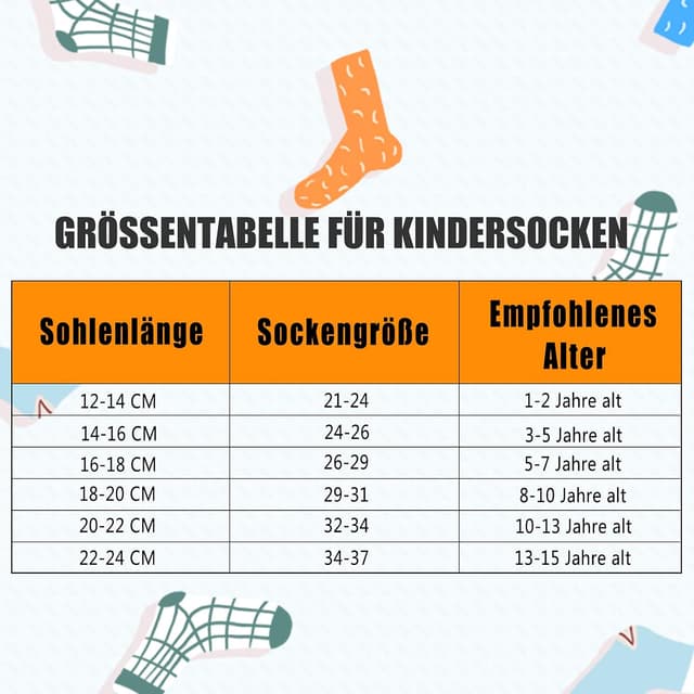 Detalle de Aisyee 6 Paar Kinder Baumwollsocken ohne Naht – bunte Cartoon- & Tierdesigns für Jungen