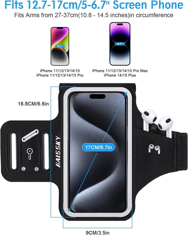 Thumbnail 2 de Razobws 6.7" Brassard sport pour smartphone