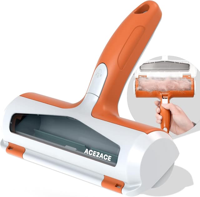 Imagen de ACE2ACE Brosse Anti Poils Animaux Rouleau Orange en OfertitasTOP