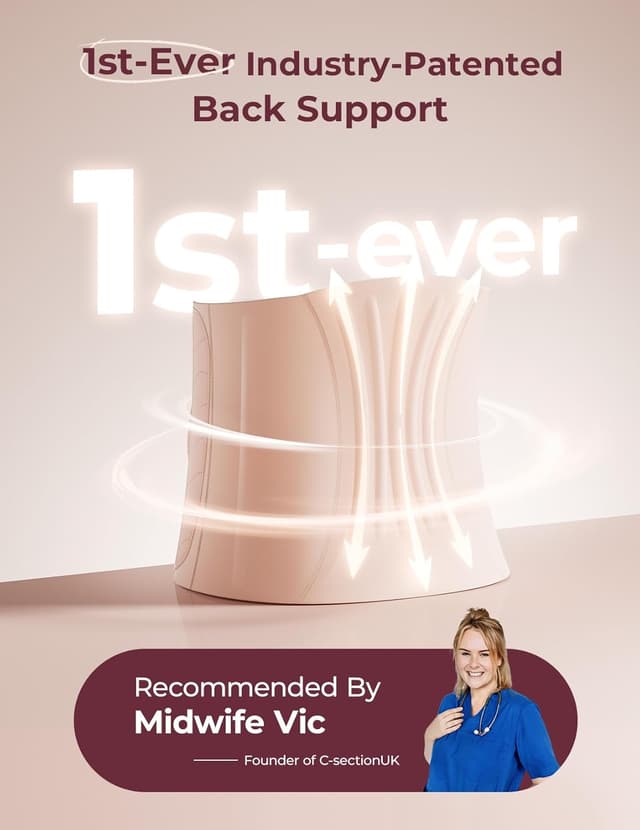 Detalle de Momcozy Ergowrap Postpartum Belly Band for support