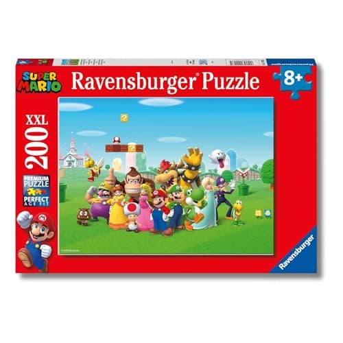 Detalle de Ravensburger Puzzles XXL Super Mario — 200 piezas 🧩