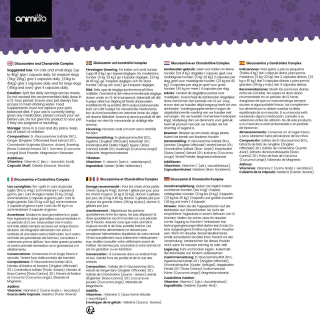 Detalle 1 de Glucosamin Chondroitin Komplex 180 Kapseln