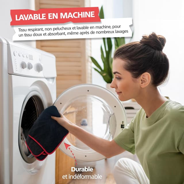 Detalle 2 de Chiffon de séchage XXL SPRINGER ZX1600 en microfibres ultra absorbantes (90 x 60 cm)