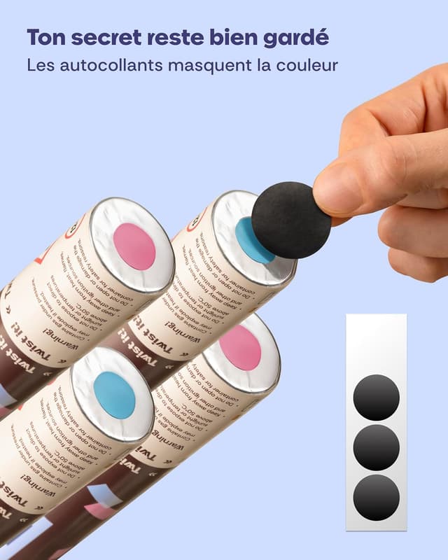 Thumbnail 2 de Partyjoker Canon à Confettis Gender Reveal 4 pcs