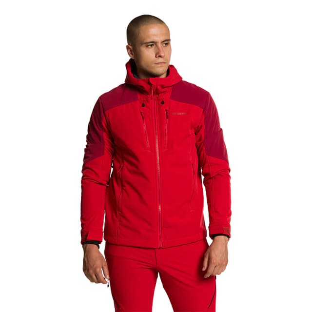 Detalle de Trangoworld Chaqueta de hombre Norwich v02 cortavientos repelente al agua