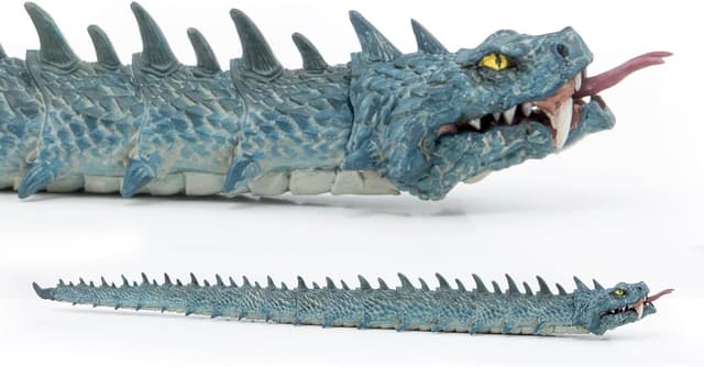 Detalle de Figurina PAPO Basilisco: statuina dipinta a mano per gioco, decorazione e collezione