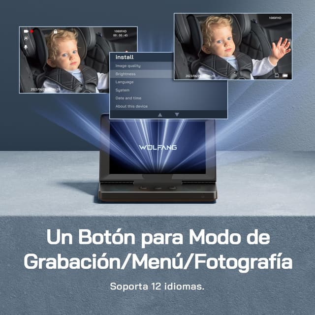 Thumbnail 4 de WOLFANG WB01 Espejo con cámara 5" para coche