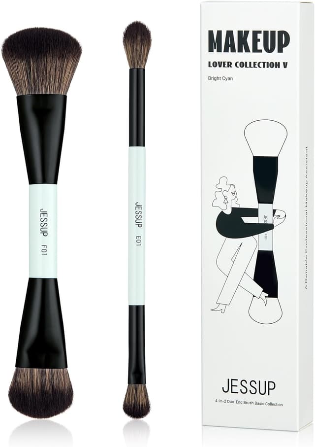 Imagen de Jessup Double Ended Makeup Brushes 2pcs en OfertitasTOP