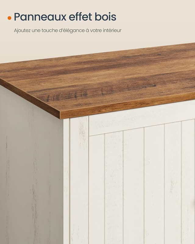 Thumbnail 6 de SONGMICS HOME PCL233WJ05 : meuble litière pour chat avec assemblage ultra-rapide