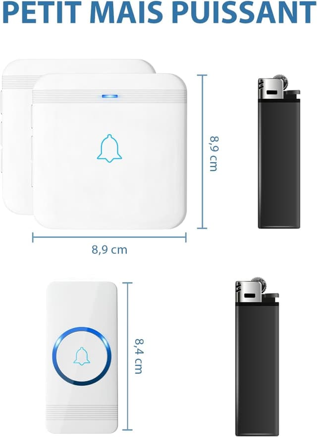 Thumbnail 5 de AVANTEK 400M sonnette sans fil 🔔