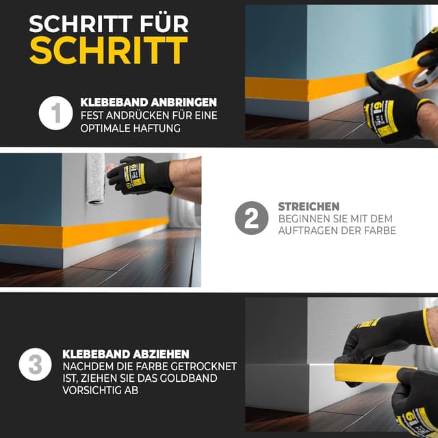 Thumbnail 4 de SCHMITZ.Tools Goldband Abklebeband 30mm x 50m