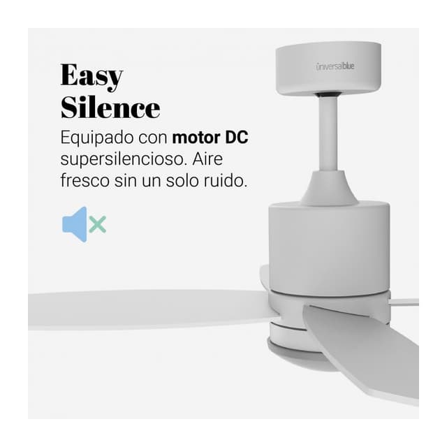 Detalle 2 de Universal Blue UVT1328-21 Ventilador de techo con luz 55W