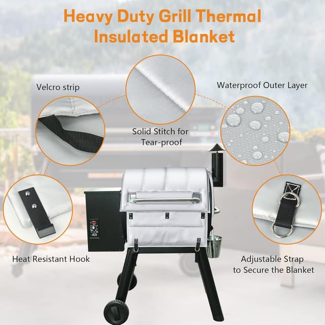 Thumbnail 3 de Traeger Pro 22 Insulation Blanket for Smoker