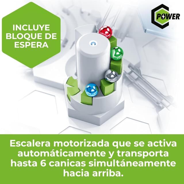 Detalle 2 de Ravensburger Gravitrax Power Elevator, circuito de canicas