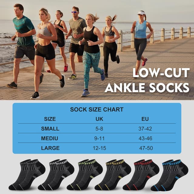 Thumbnail 4 de Stoeury Calcetines Tobilleros 6 Pares transpirables