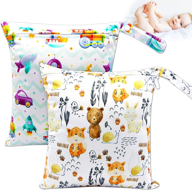 Thumbnail 6 de NTGRTY Windeltasche (2er-Set) – wasserdichte Wet/Dry Bags aus TPU, mit Reißverschluss