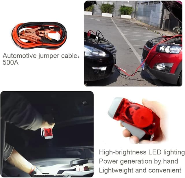 Detalle de Car Emergency Breakdown Safety Kit 13-in-1