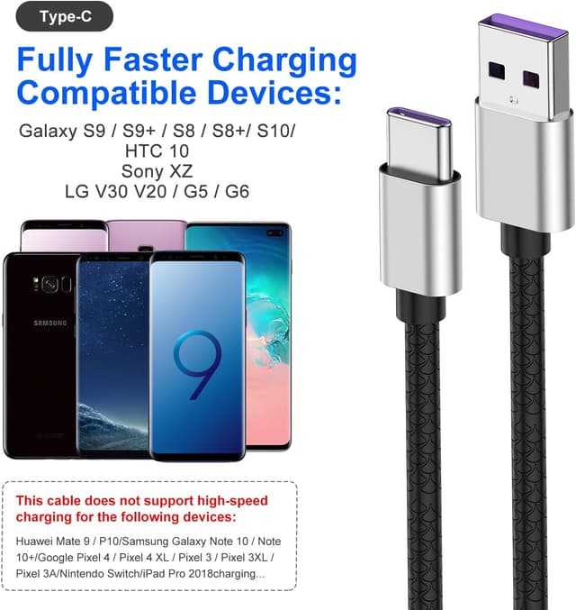 Thumbnail 5 de Anker 6ft USB-A to USB-C Charging Cable 3A