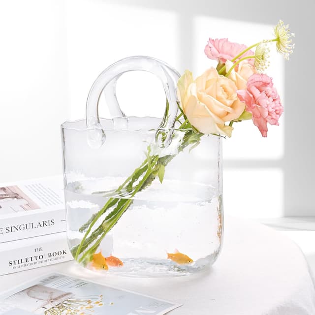Imagen de Yorkmills Glass Purse Vase 11.4in en OfertitasTOP
