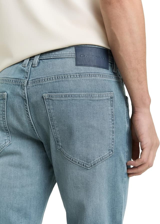Detalle 2 de Tom Tailor Herren TTMARVIN Straight Jeans mit Stretch im Five-Pocket-Style