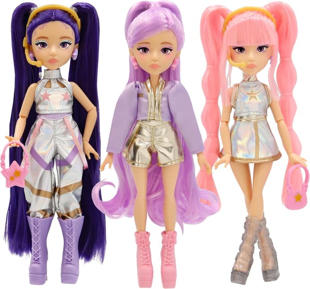 Thumbnail 6 de K-POP IDOL Bambola Yuni in stile K-Pop Moonlight con capelli rosa intrecciati e 3 accessori