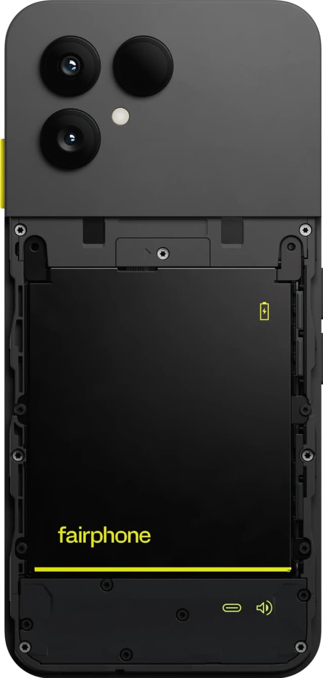 Detalle de Fairphone 6 256 GB Schwarz 5G